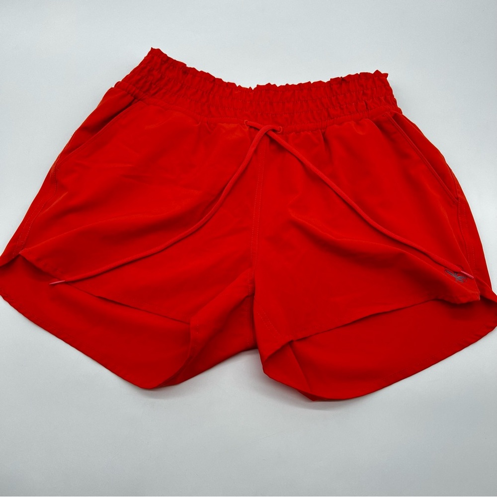 Carve Designs Vibrant Orange Athletic Shorts-Size S